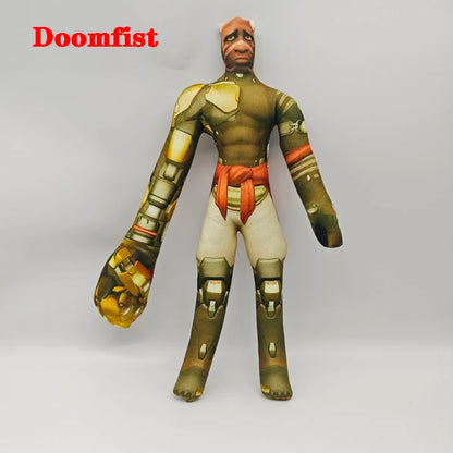 26cm fleksibilna plišana figura s žičanim tijelom i različitim pozama, anime igra Overwatch D.Va / Doomfist / Genji / Widowmaker, plišana lutka
