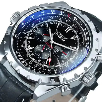 JARAGAR 212 Mechanické automatické pánské hodinky, módní, business, luxusní, s týdenním kalendářem, prémiový dárek pro muže, Reloj Hombre