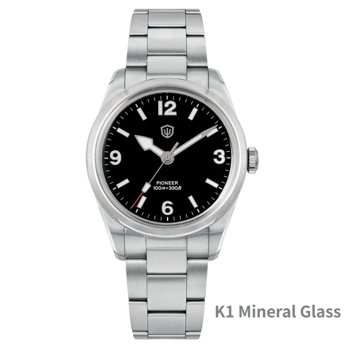Watchdives WD1960S V2 36.5mm Men’s Quartz Watch VH31 Sweep-Seconds Movement  Sapphire Crystal BGW9/C3 Luminous  Watch for Men