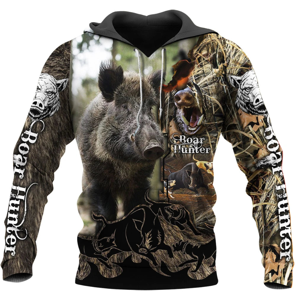 Sweatshirt com Capuz Unissexo de Outono com Estampado 3D Integral de Leão, Lobo e Pele de Tigre Branco para Homem, Pullover Casual Estilo Casaco