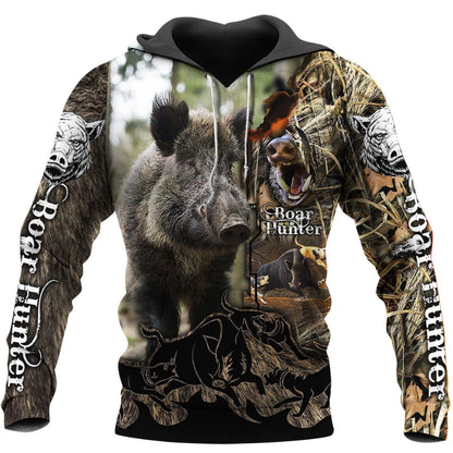 Sweatshirt com Capuz Unissexo de Outono com Estampado 3D Integral de Leão, Lobo e Pele de Tigre Branco para Homem, Pullover Casual Estilo Casaco