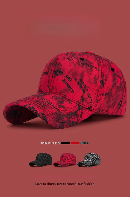 New Cool Fashion Women Men Sport Baseball Cap Spring Summer Female Male Cotton Print Hiking Beach Caps Hat For Women Men