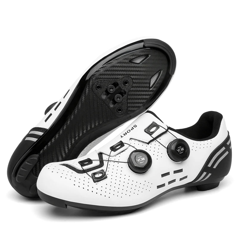 Hochwertige Fahrradschuhe für Herren, SPD, selbstverriegelnd, Rennrad-Sportschuhe, MTB-Mountainbike-Schuhe für Damen, rutschfeste Fahrradschuhe 36-47