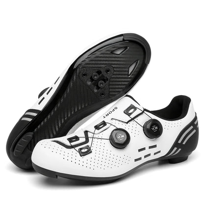 Hochwertige Fahrradschuhe für Herren, SPD, selbstverriegelnd, Rennrad-Sportschuhe, MTB-Mountainbike-Schuhe für Damen, rutschfeste Fahrradschuhe 36-47
