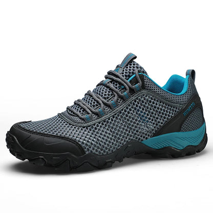 HUMTTO Chaussures pour homme : chaussures de randonnée d'été antidérapantes et respirantes, de luxe, de créateur, pour le plein air, le trekking et l'escalade, baskets pour homme