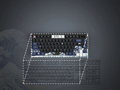 Tastiera gamer Womier S-K80 con display OLED a colori, tastiera meccanica gaming hot-swap con struttura gasket mount, RGB personalizzabile