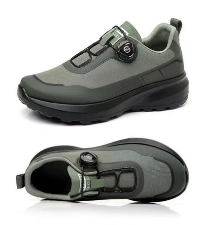 Original New Men Rotating-button Driving Sneakers Platform Casual Walking Shoes Outdoor Wear-resistant Running Sports Shoes Plus