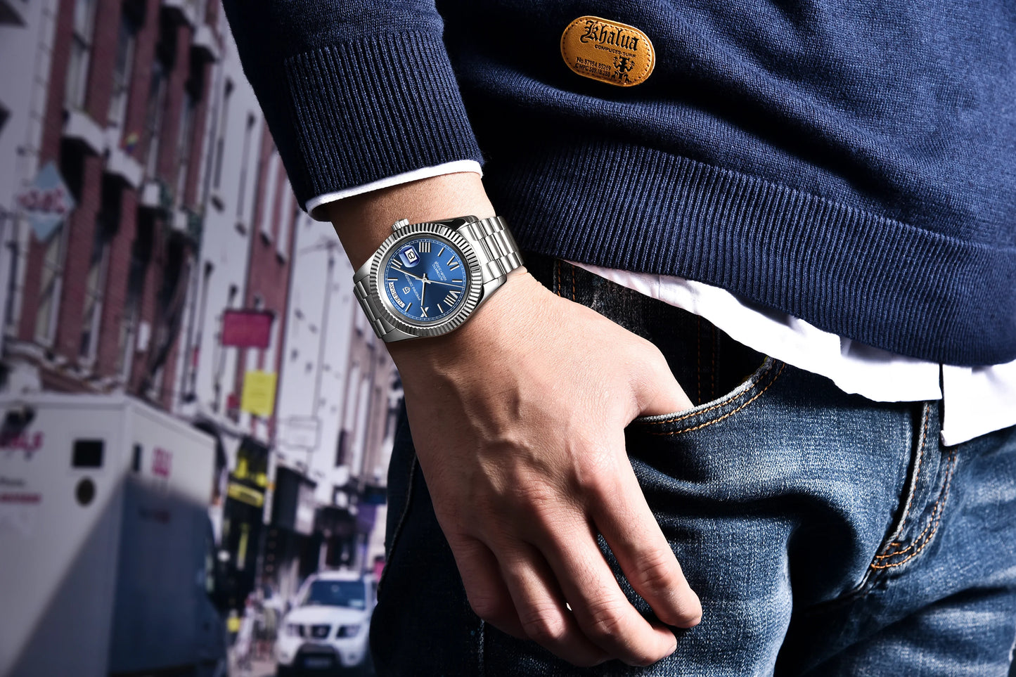 PAGANI DESIGN Men's Watches DD40 Gold White Luxury Automatic Watch Men Japan Movt Date Week Mechanical Watches For Men 2026 New