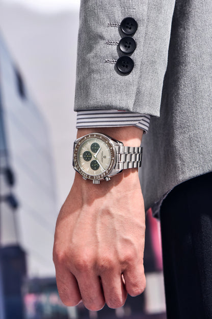 PAGANI DESIGN New AR Sapphire Quartz luxury men's watches 500 vitometer Circle Sport M 100 waterproof chronograph 316L all-steel Japan Movt Luminous man Watch