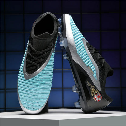 Neue Fußballschuhe für Herren, rutschfeste Fußballschuhe für Erwachsene, Outdoor-Sportschuhe für Jungen, lange Stollen, atmungsaktive und bequeme Trainings- und Wettkampf-Cleats