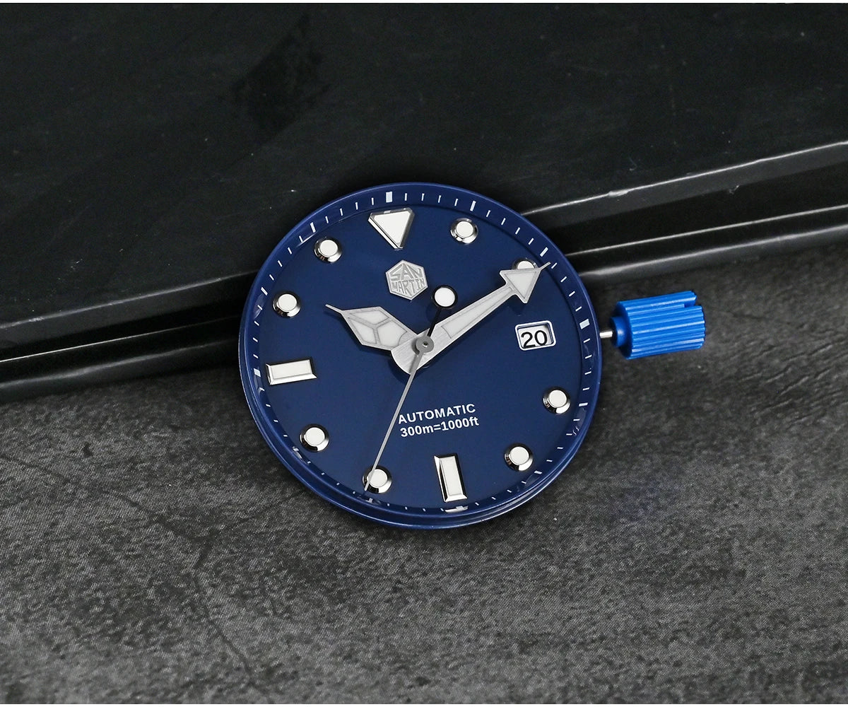 San Martin New 40-44mm Luxury Men's Diver Watch Classic High Quality NH35 YN55 Automatic Mechanical Sapphire BGW-X1 20Bar SN0009