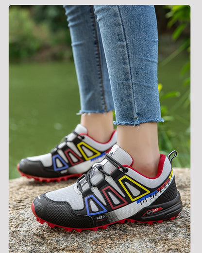 Women's Waterproof Hiking Shoes Outdoor Sports Shoes Women's Walking Travel Sports Shoes Bicycle Sports Shoes Running Sports Sho