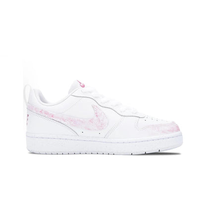 Custom Sneakers Nike Court Borough Low Vanilla Cream Cute Aesthetic Sweet Girlish Style Fashion Versatile Low-Top for Women