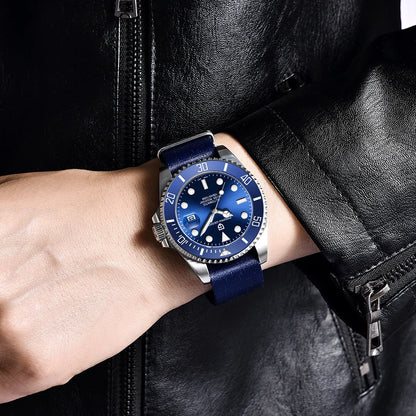 New PAGANI DESIGN Diving Automatic Mechanical Watch Luxury Sports Waterproof Watch Stainless Steel Sapphire Luminous Watch for Men