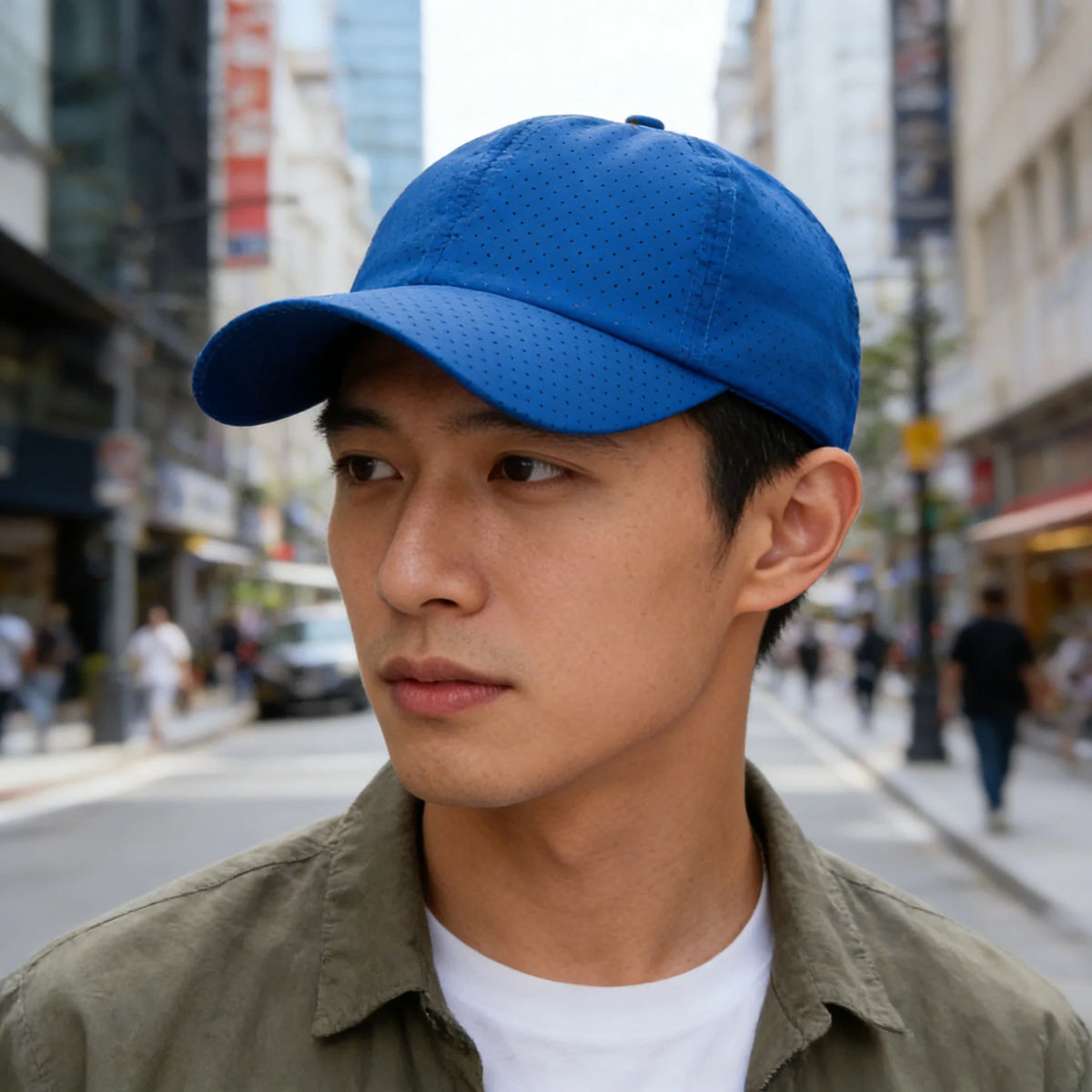 Mütze Herren Frühjahr/Sommer einfarbige Netzmütze Baseballmütze Damen Herbst Koreanische Ausgabe Sonnenschutzmütze Netz atmungsaktive Schirmmütze