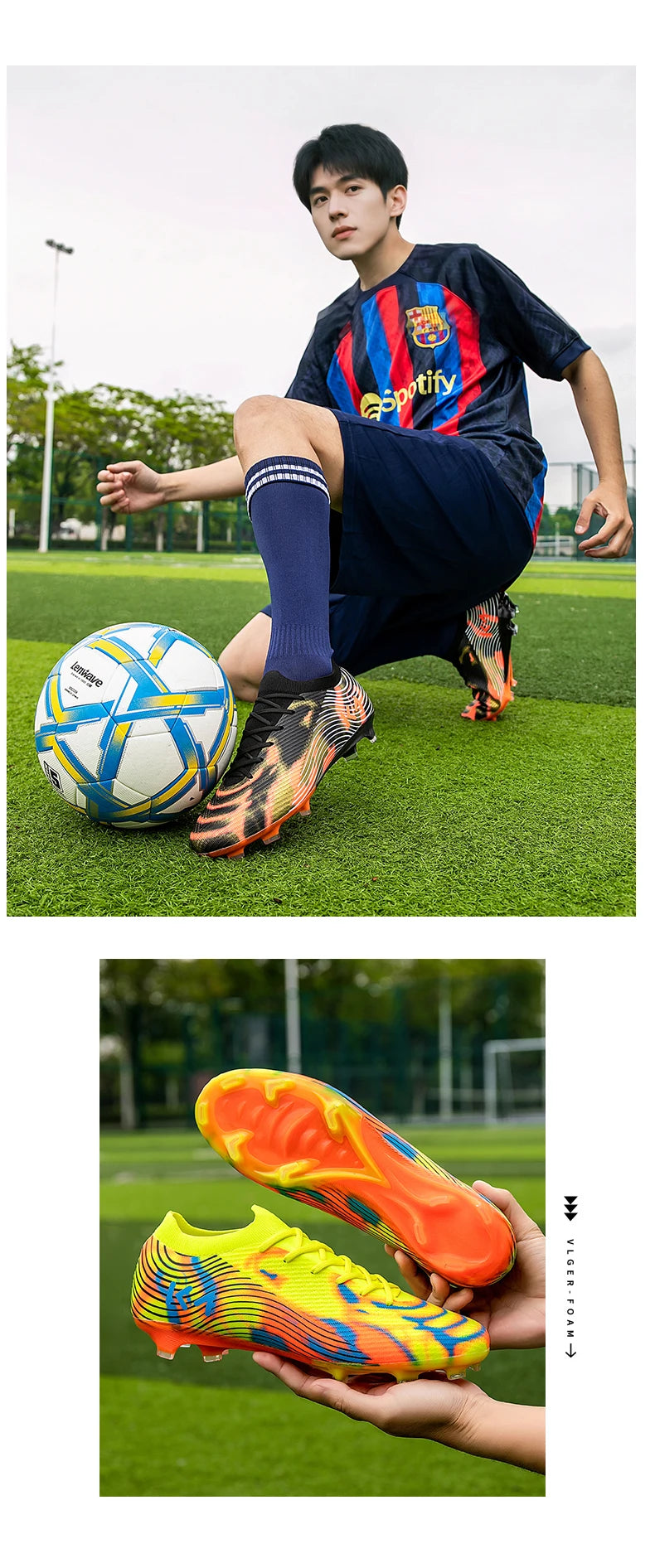 Men Professional Football Boots Resistant Comfortable Training Male Soccer Shoes Ultralight Top Quality Match Football Shoes