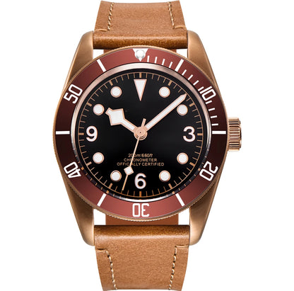 Luxury JapanCorgeut 41mm Automatic Men Watch PVD Case Sapphire Military Male 10BAR wim Watches Luminous Mechanical WristWatches