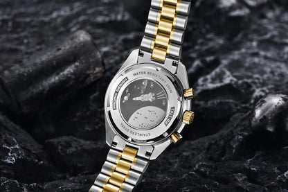 PAGANI DESIGN New AR Sapphire Quartz luxury men's watches 500 vitometer Circle Sport M 100 waterproof chronograph 316L all-steel Japan Movt Luminous man Watch