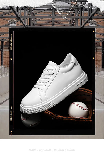 Baskets pour homme, chaussures rehaussantes, semelles rehaussantes, talons hauts de 6 à 10 cm, chaussures en cuir, chaussures de sport, chaussures pour homme