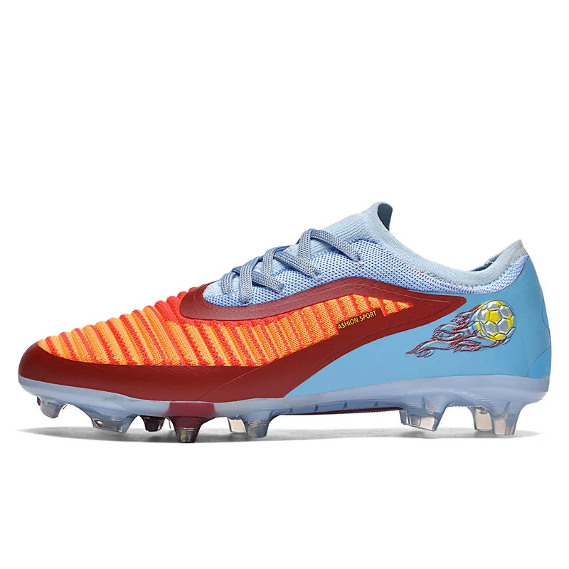Neue Fußballschuhe für Herren, rutschfeste Fußballschuhe für Erwachsene, Outdoor-Sportschuhe für Jungen, lange Stollen, atmungsaktive und bequeme Trainings- und Wettkampf-Cleats