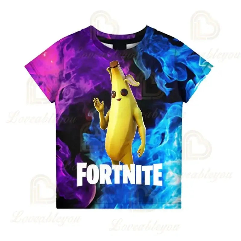 Fortnite Victory Game 3D T-shirt Babys Clothing Harajuku Tshirt Children Cute Kids  Battle Royale Hero Tops Boys Girls