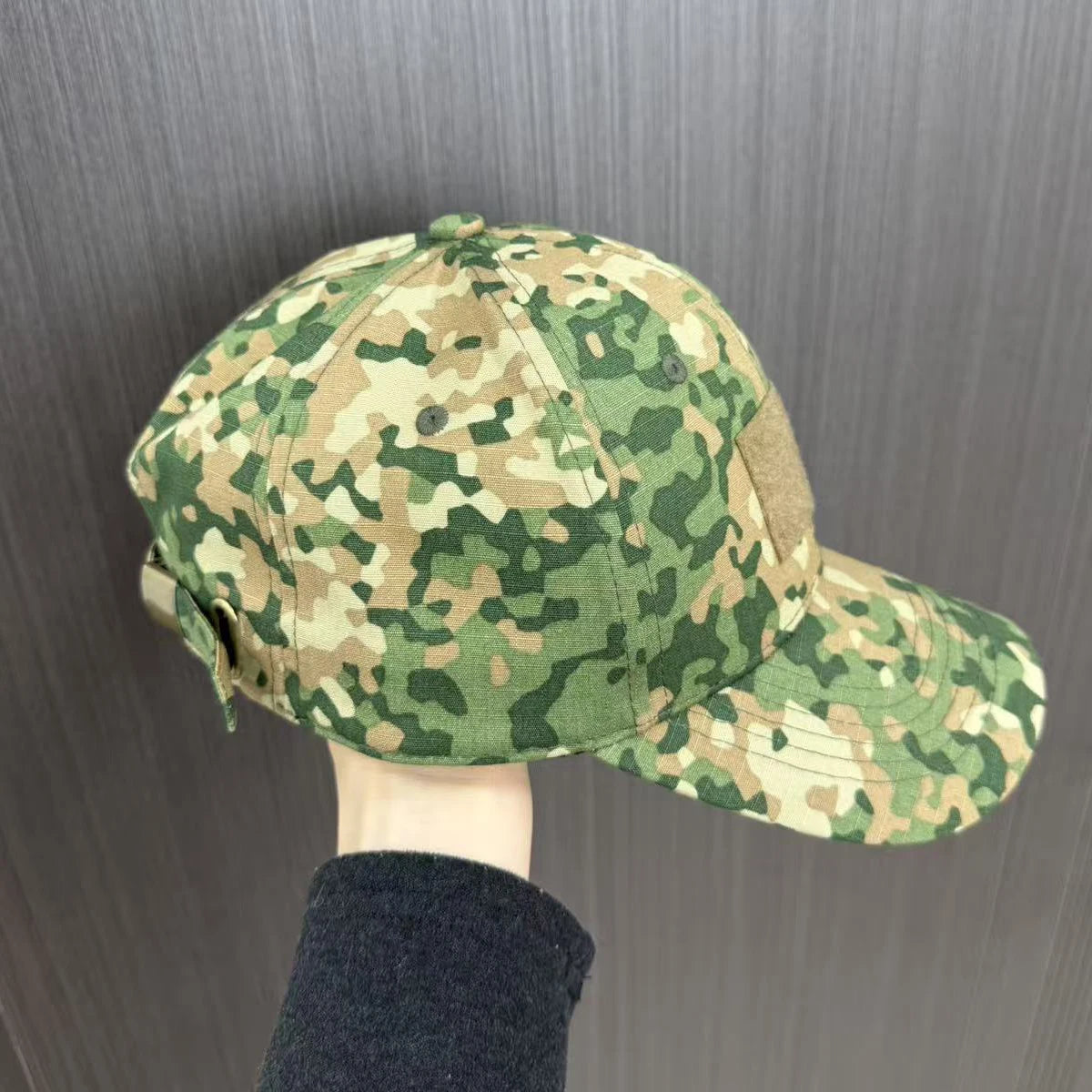 Casquette de baseball M19 NFP multicolore, camouflage Flecktran, pour homme, pour les activités de plein air, verte