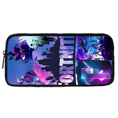 Child School Backpack with Lunch Bags ,Pencil Bags ,Hot Game Design-F-FortniteS School Bags for Boys Girls Best Gift