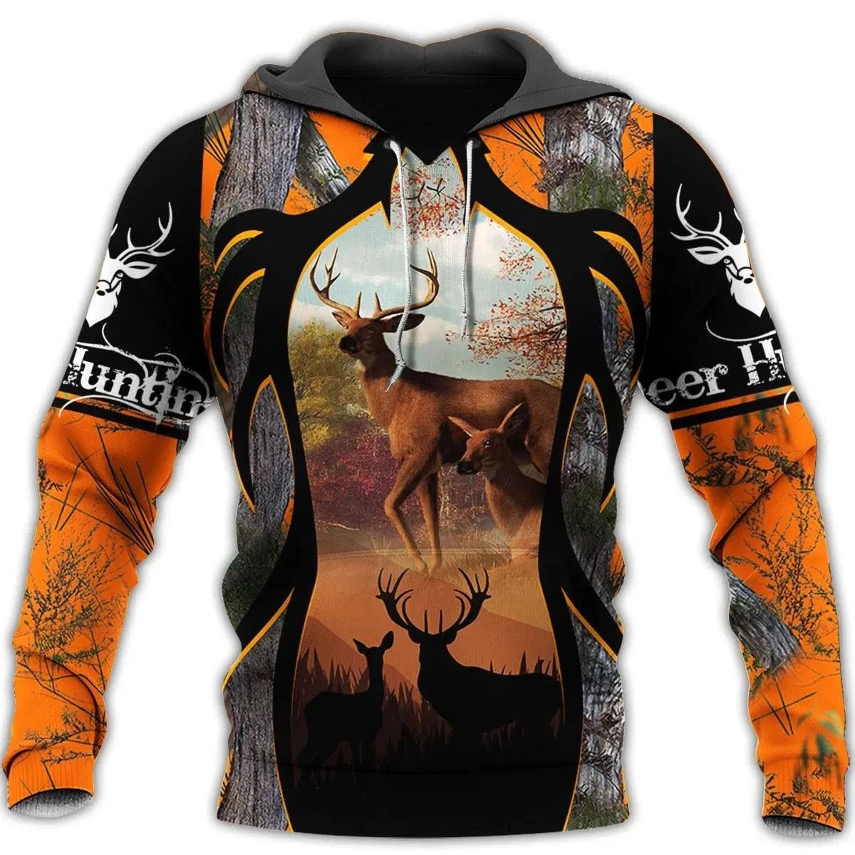 Sweatshirt com Capuz Unissexo de Outono com Estampado 3D Integral de Leão, Lobo e Pele de Tigre Branco para Homem, Pullover Casual Estilo Casaco