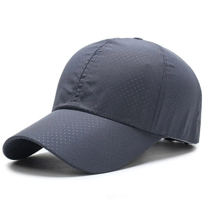 Mütze Herren Frühjahr/Sommer einfarbige Netzmütze Baseballmütze Damen Herbst Koreanische Ausgabe Sonnenschutzmütze Netz atmungsaktive Schirmmütze
