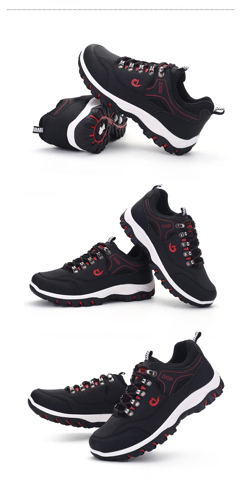 Chaussures décontractées pour hommes, baskets d'été respirantes pour la randonnée et la marche, baskets d'extérieur ultralégères en cuir à enfiler pour l'escalade et le trekking 2026
