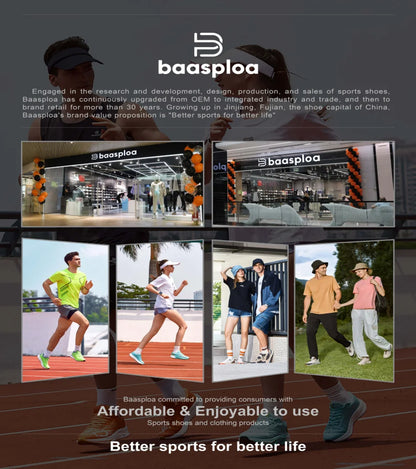Scarpe da trekking da uomo Baasploa, alta qualità, comode, morbide e impermeabili, sneakers maschili resistenti e antiscivolo per outdoor e arrampicata