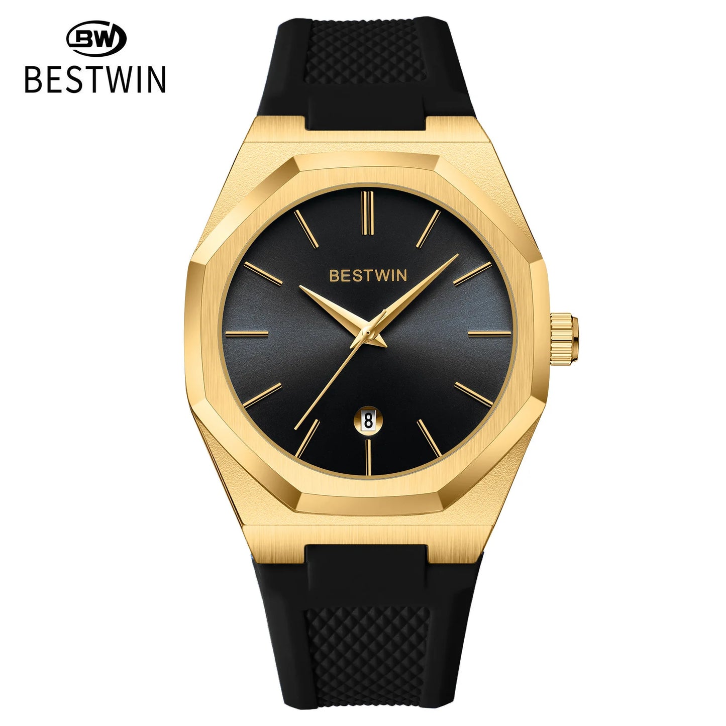 Luxury Quartz Wristwatch Silicone Strap reloj hombre Sport Watch for Man Fashion Date Original Waterproof Clock