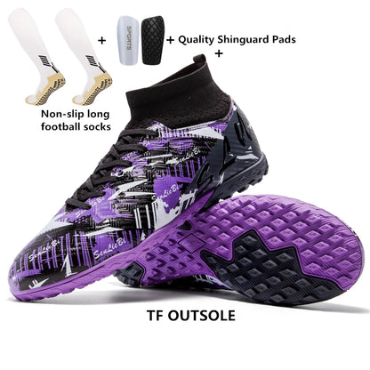 34–46 dydžio vyriški FG/TF futbolo bateliai, futsalo, profesionalūs, unisex, vaikų futbolo bateliai, treniruočių, lauko, berniukų futbolo bateliai, sportiniai bateliai