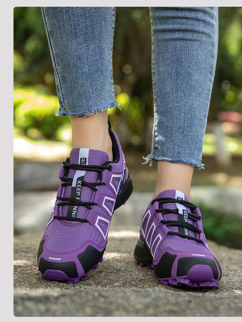 Women's Waterproof Hiking Shoes Outdoor Sports Shoes Women's Walking Travel Sports Shoes Bicycle Sports Shoes Running Sports Sho