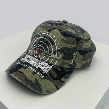 Unisex Broken Style Bull's-eye Cross Embroidery Baseball Hats Sunshade Personal Versatile Peaked Caps Street Fashion Hip Hop