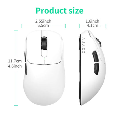 Mouse wireless AJAZZ AJ179 NL Star Flash Version, 3 modalità, bassa latenza, lunga autonomia, leggero e personalizzato, per ufficio e gaming