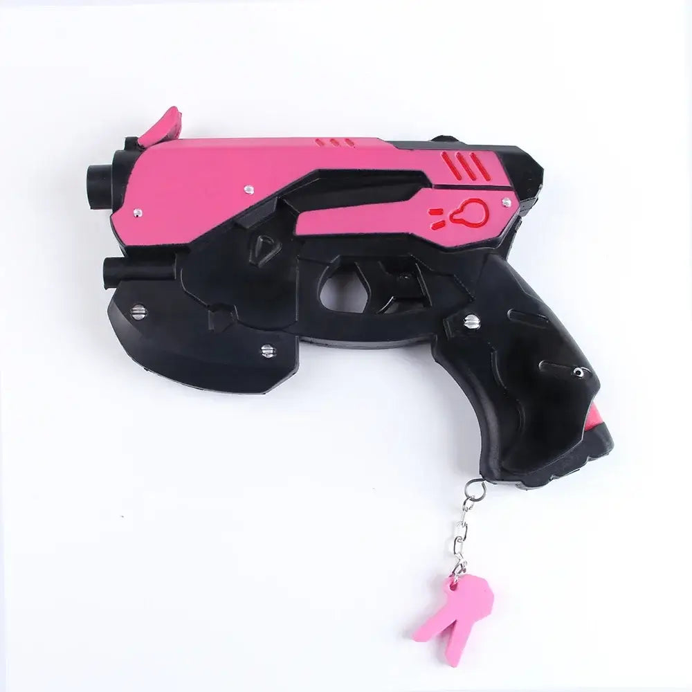 Herní pistole Overwatch D.Va Hana Song DVA jako cosplay rekvizita, sluchátková zbraň, hračka a doplněk na Vánoce, Halloween a večírky