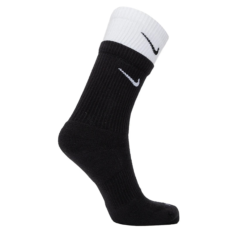 „Nike“ kojinės: vyriškos kojinės, moteriškos kojinės, kasdieninės kojinės, madingos kojinės iki blauzdos vidurio, krepšinio, bėgimo ir fitneso kojinės Dd2795-011