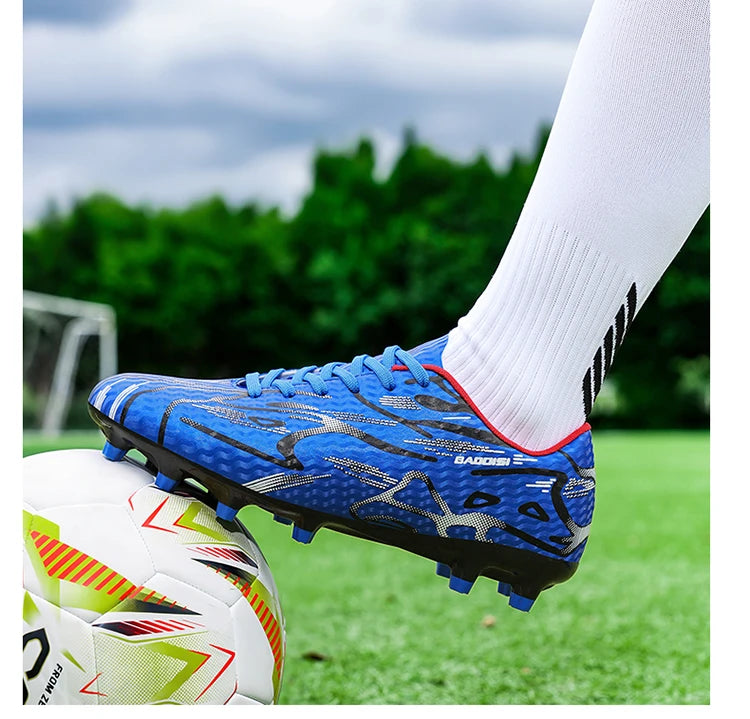 Neue Herren-Fußballschuhe TF Sport Trainings-Soccer-Schuhe, weich, ultraleicht, atmungsaktiv, professionelle Unisex-Sneaker, Rasen-Stollenschuhe für Matches