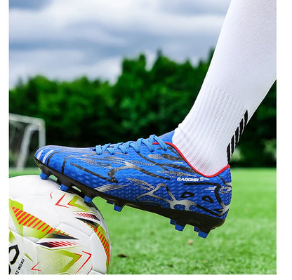 Neue Herren-Fußballschuhe TF Sport Trainings-Soccer-Schuhe, weich, ultraleicht, atmungsaktiv, professionelle Unisex-Sneaker, Rasen-Stollenschuhe für Matches
