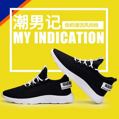 Męskie sneakersy casualowe, lekkie sportowe buty z siateczki na lato, męskie buty outdoorowe z miękką podeszwą, oddychające, wygodne, modne buty do biegania