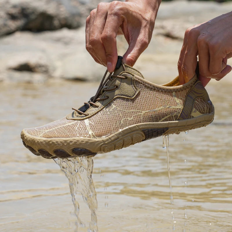 Sapatos Barefoot para Homem e Mulher, Calçado de Praia Outdoor de Secagem Rápida e Antiderrapante, Sapatos para Desportos Aquáticos e Fitness Indoor, Calçado Desportivo
