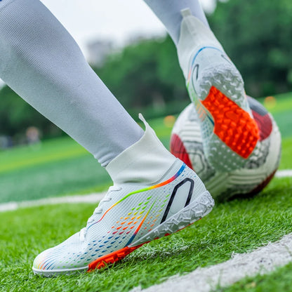 Men's Football Boots Professional Turf Futsal Match Grass Unisex Outdoor Training Soccer Shoes Soccer Cleats Non-slip Breathable