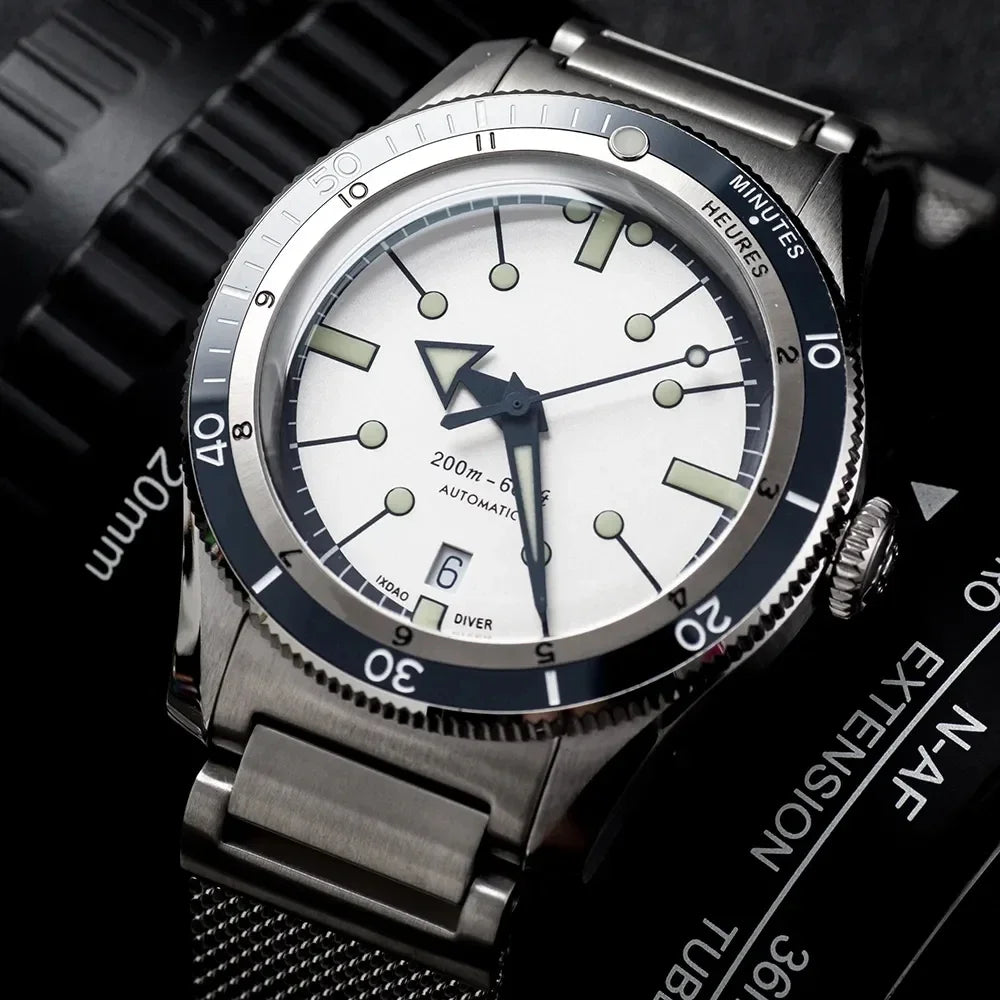 IX&DAO IPOSE Watch 5303 ETA-2824 Movement Automatic Mechanical GMT Sport Retro Diving Casual Dress 200m Waterproof Men Watches