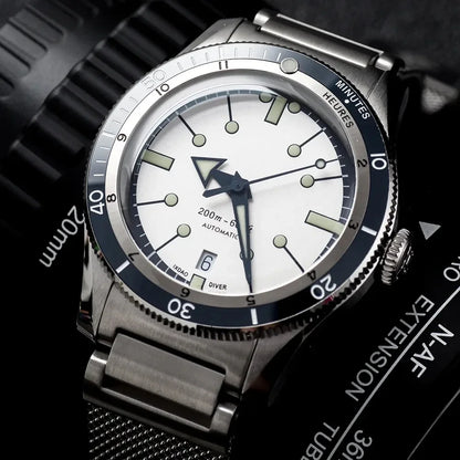 IX&DAO IPOSE Watch 5303 ETA-2824 Movement Automatic Mechanical GMT Sport Retro Diving Casual Dress 200m Waterproof Men Watches