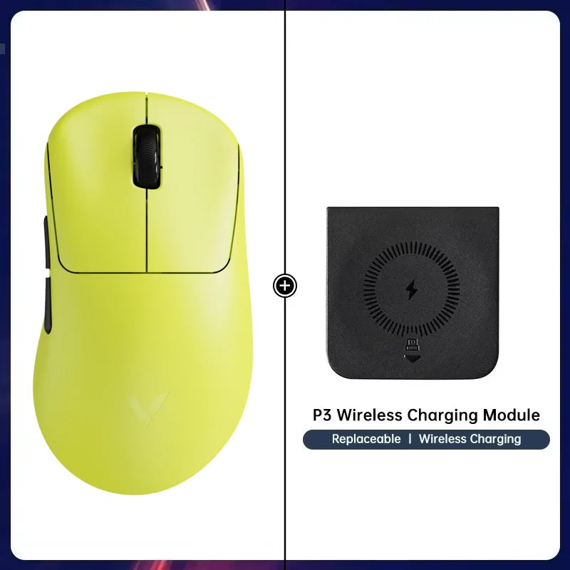 Mouse gaming wireless Rapoo VT3S /VT3S MAX GEN-2, rată de polling wireless True 8K, ultra-ușor, 49g, autonomie a bateriei de până la 750Hr