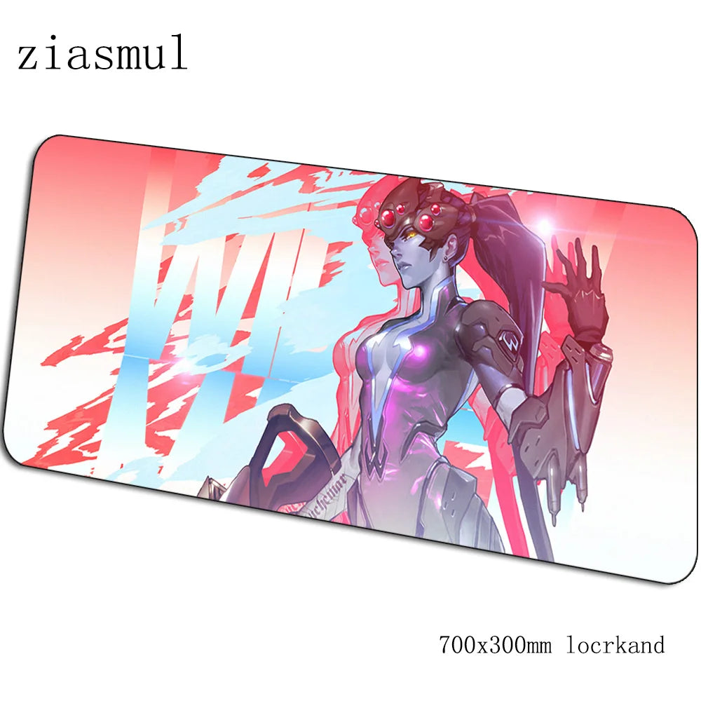 Overwatch-hiirimatto pelaajalle, upea 70x30cm gaming-hiirimatto PC:lle, kannettavalle ja työpöydälle, pelihiirimatto, esteettinen pelaajamatto, gamepad