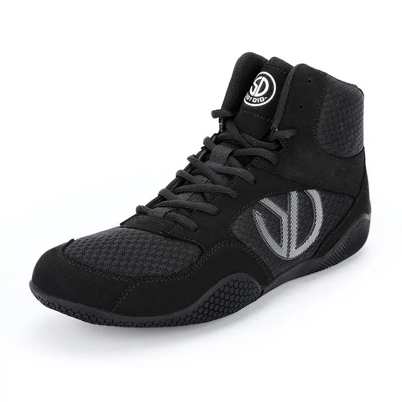 2026 New Trend Wrestling Sneakers Men Breathable Gym Training Shoe Man Non-Slip Men Fighting Shoes Mid-Top Boxing Shoes for Men