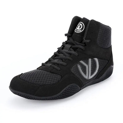 2026 New Trend Wrestling Sneakers Men Breathable Gym Training Shoe Man Non-Slip Men Fighting Shoes Mid-Top Boxing Shoes for Men