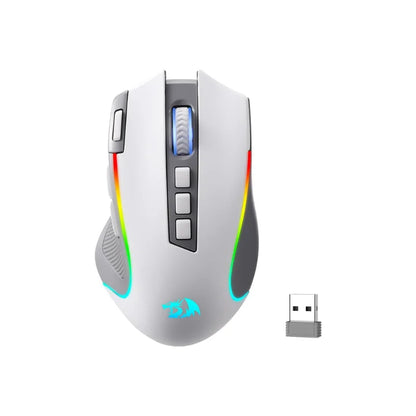 Mouse gaming Redragon M612 PRO RGB BT 2.4G, optic wireless, 8000 DPI, 9 butoane programabile, 7 moduri de iluminare, B